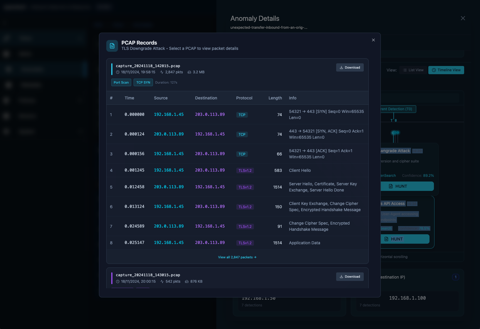 Threat Hunter Workbench Screen 3