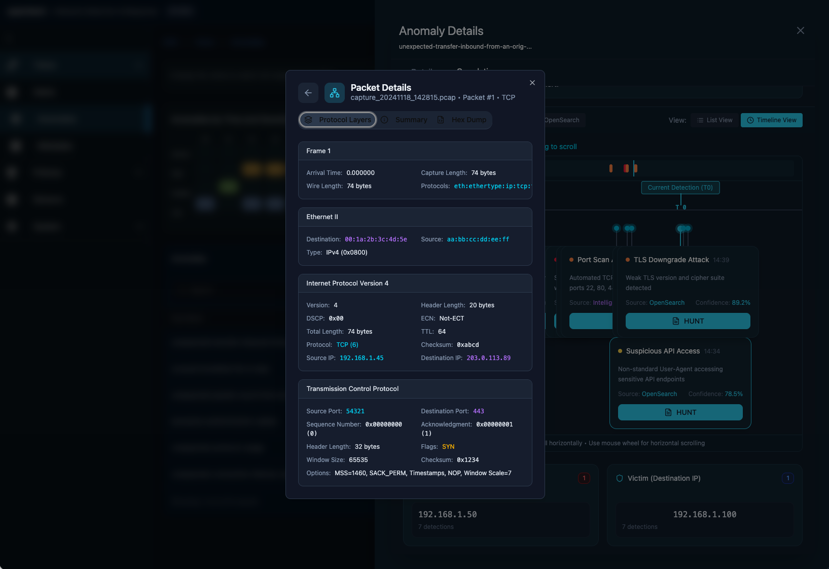 Threat Hunter Workbench Screen 4