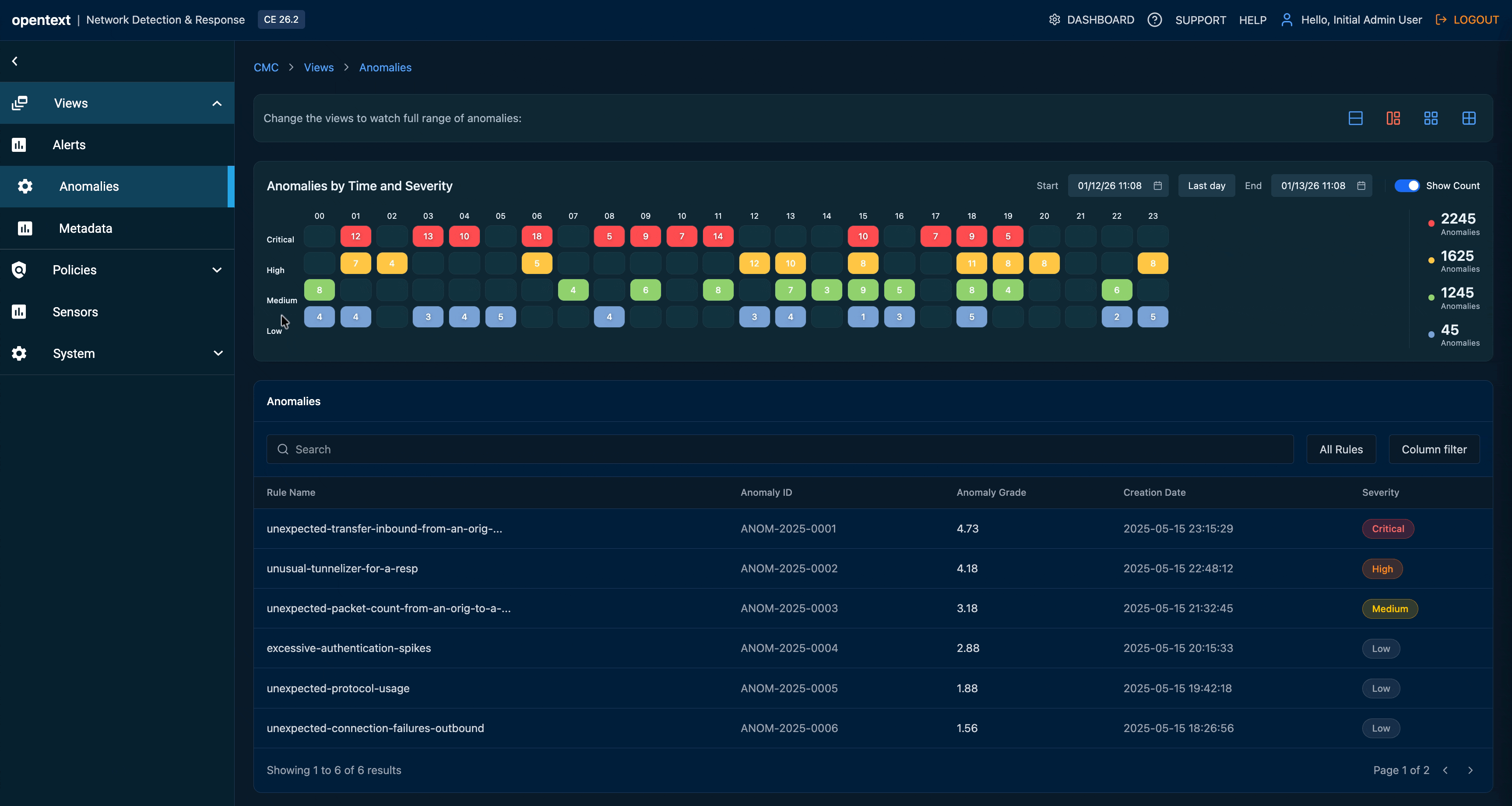UEBA for NDR — live interaction demo showing analyst triage to hunter investigation