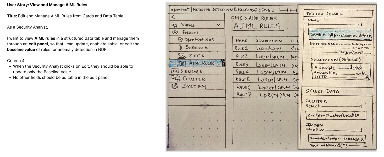 Rules Builder Lo-Fi Screen 3